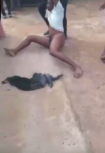 Pastor Caught Sleeping With Pregnant Married Woman In Benin On Easter Sunday, And Beaten And Stripped Naked In Public (18+) Pastor Caught Sleeping With Pregnant Married Woman In Benin On Easter Sunday, And Beaten And Stripped Naked In Public (18+)