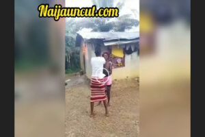 Two African Girls Public Fight Boobs Out