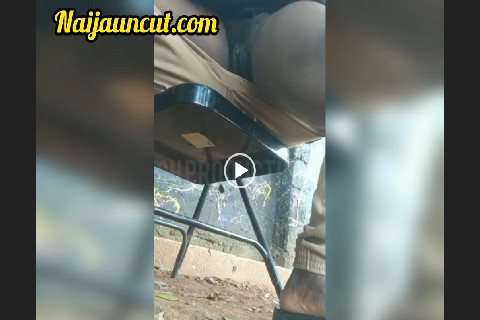 Upskirt African Girl Pussy at the Park