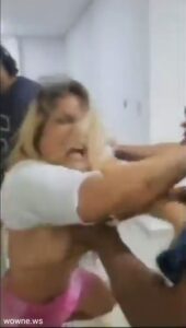 Boobs Out In Public As Colombian Woman Is Seen Fighting Tourists In Public (18+)