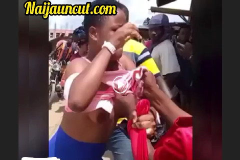 Girls Fight and Strip Her Friend Naked Because Of Man