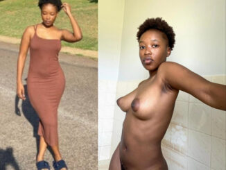 Hot Mzansi Twitter Lady Flaunts Nude Body In The Bathroom