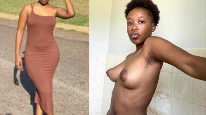 Hot Mzansi Twitter Lady Flaunts Nude Body In The Bathroom