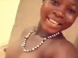 Nigerian Girl Showing Her Breasts In Public (18+)