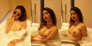 Sexy Desi Indian Model Shares Her Wet Naked Body In The Bathroom In These Nude Photos