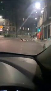 Crazy European Couple Having Sex In The Middle Of The Road In Public (18+)
