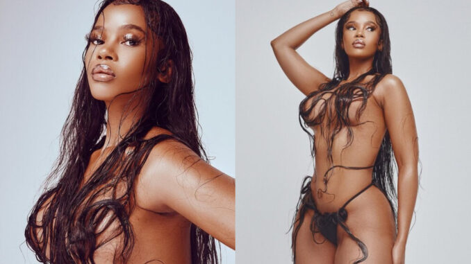 Hot Mzansi Instagram Influencer “Andy Rala” Without Bra, Teasing Her Boobs In These Photos
